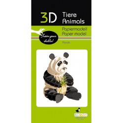 Maquette 3D en papier – Panda