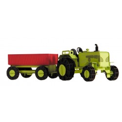 Maquette 3D en papier – Tracteur avec remorque