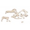 Puzzle 3d en bois IQ Test Cheval