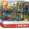 Puzzle 500 pièces- rêves de totems- Eurographics