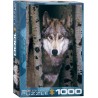 Puzzle 1000 pièces-  Loup gris Eurographics