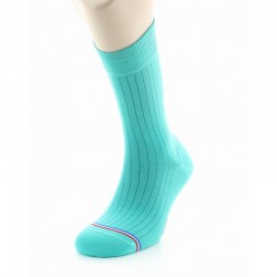 Chaussettes Eiffel Turquoise - La Chaussette Française