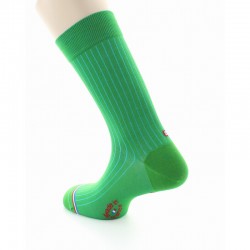 Chaussettes Pigalle Vert - La Chaussette Française