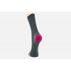 Chaussettes Gris/Rose- Berthe aux Grands Pieds