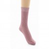 Chaussettes courtes vieux rose or – Perrin