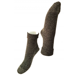 Chaussettes courtes noir argent – Perrin