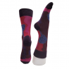 Chaussettes raisin motifs bleus – Berthe aux grands pieds