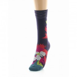 Chaussettes femme Bouquet...