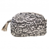 Pochette rectangulaire en tissu blanc/noire dentelle  Molly Marais