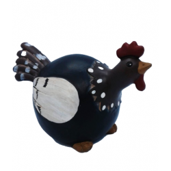 Poule decorative noire  ou blanche