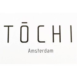 2 Bougies TOCHI rose support noir
