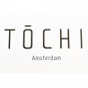 2 Bougies TOCHI rose support noir