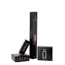 2 bougies TOCHI black support platine