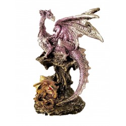 Figurine Dragon rose