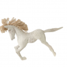 Statuette de cheval en bois