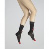 Chaussettes Femme noires Parapluie rouge - Berthe aux Grands pieds