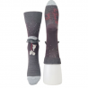 Chaussettes Femme bordeaux Parapluie argent - Berthe aux Grands pieds