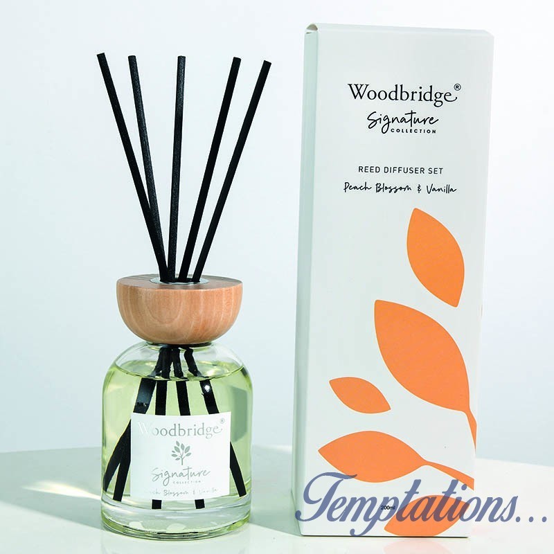 Diffuseur Fleurs de pêcher & Vanille 200ml-Woodbridge Collection Signature