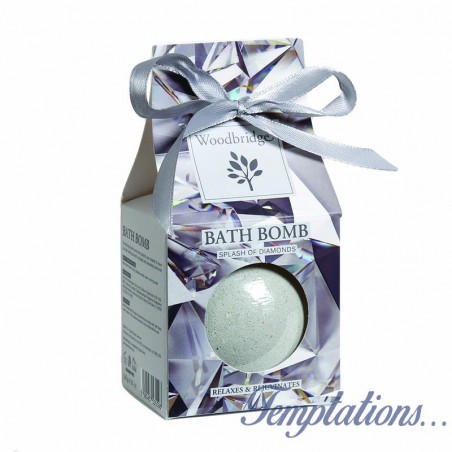 Bombe de bain parfumée Splash Diamonds 140g - Woodbridge