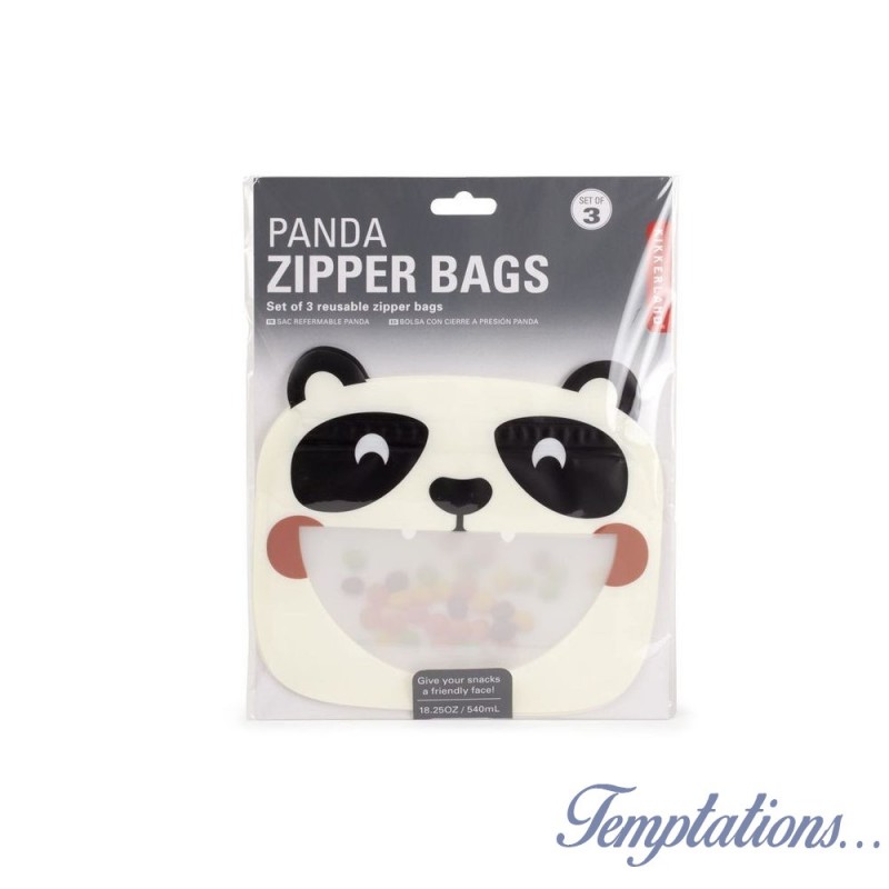 Zip sacs Pandas - Kikkerland