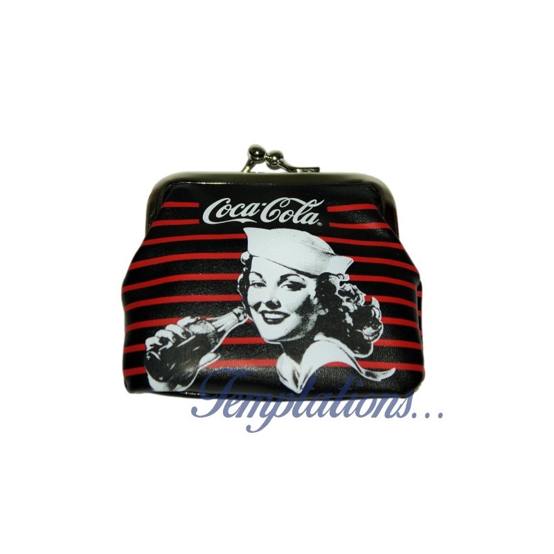 Porte-monnaie Cocacola navy