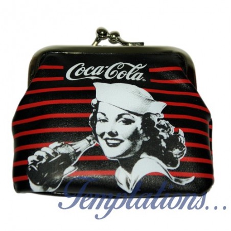 Porte-monnaie Cocacola navy