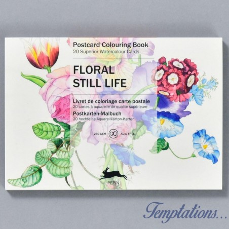 Carnet de cartes postal aquarelle Floral Still Life – Pépin Press