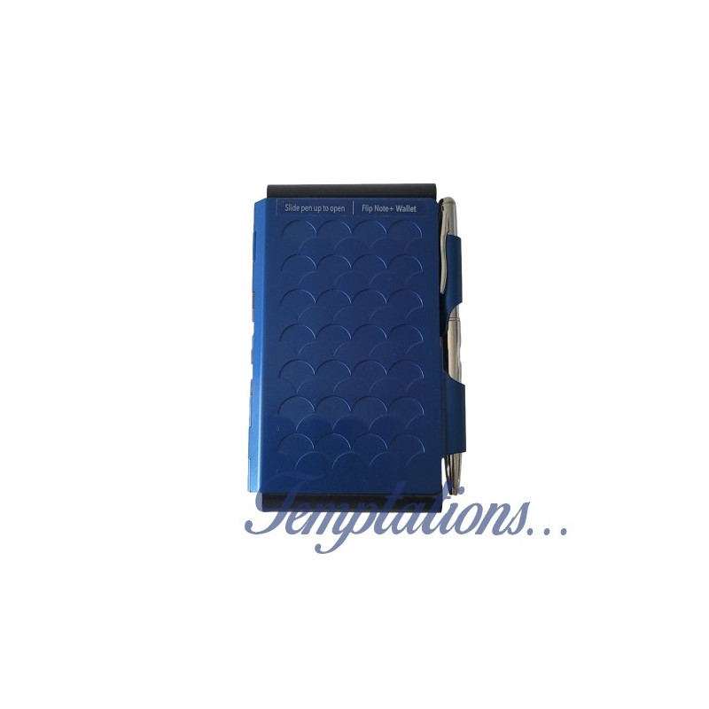 Flip Notes portefeuille Blue scale - Wellspring