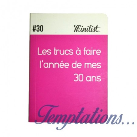 Carnet Minilist n°30 «Les trucs à faire l'année de mes 30 ans »