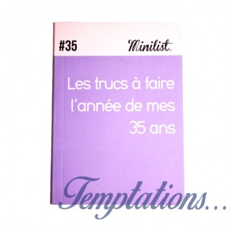 Carnet Minilist n°35 «Les trucs à faire l'année de mes 35 ans »