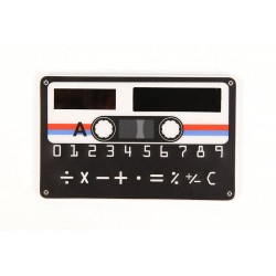 Cassette Calculatrice Solaire Ultra Plate - Kikkerland