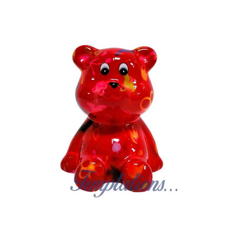 Mini Tirelire Teddy l’ours- Pomme Pidou