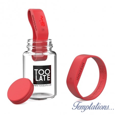 Montre Led Original rosso corallo- TOO LATE