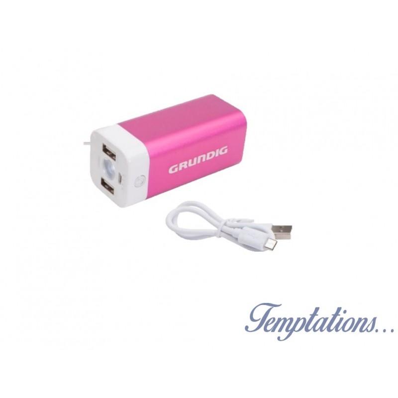 Batterie de secours Grundig 8000 mAh ROSE