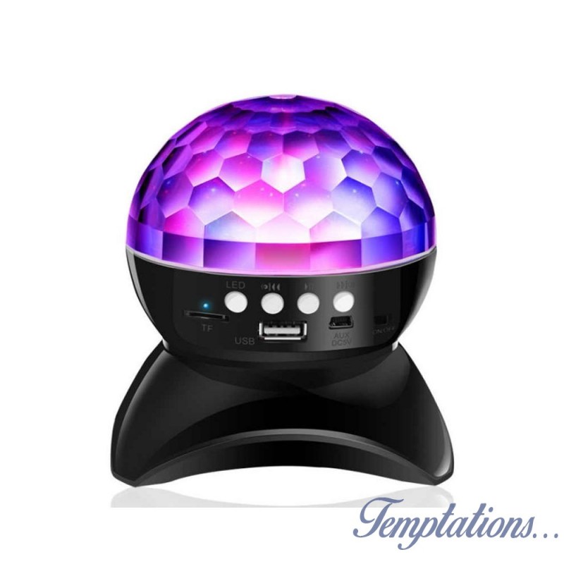 Magic Ball Rotating Enceinte bluetooth disco