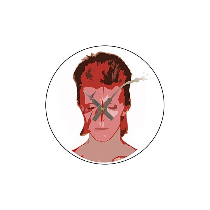 Horloge Vinyle David Bowie  (Album Aladdin Sane)