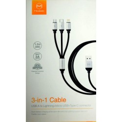 Cable 3 en 1 - Mcdodo