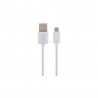 Cable micro USB Blanc - Ksix