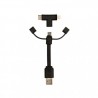 Cable USB 3 en 1 - Kikkerland