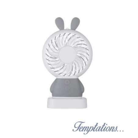 Mini ventilateur lapin lumineux