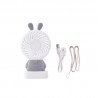 Mini ventilateur lapin lumineux