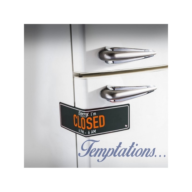 Magnet frigo régime « Sorry i’m Closed»