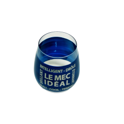 Verre  « Le mec idéal”