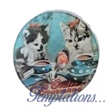 Magnet décapsuleur "Chats, gouter gourmand" – Orval creation