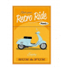 Étui à cigarette rigide «Retro scooter»