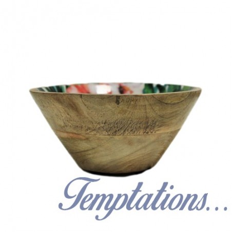 Bol en bois design tropical - Dekoratief