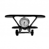 Horloge miniature avion biplan