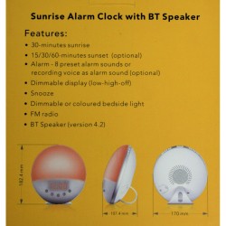 Radio Réveil lumineux Sunrise