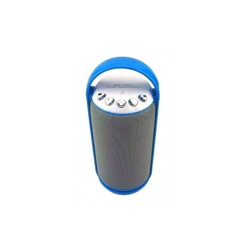 Enceinte Bluetooth Disco light WS-1602 bleue