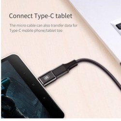 Adaptateur Micro USB vers USB-C Baseus – Noir